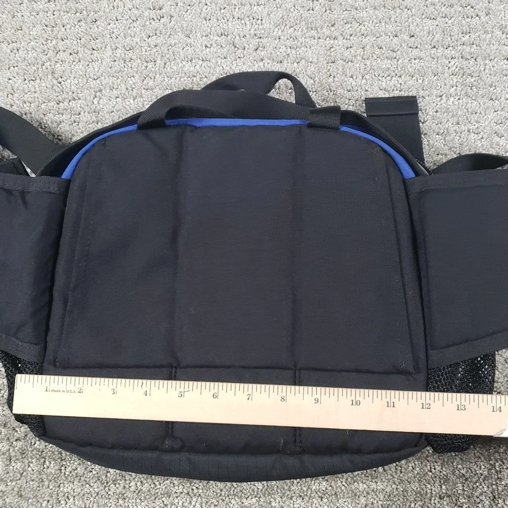 Vintage LL Bean Lumbar Pack 90s Outdoor Waist Body Shoulder Bag Blue